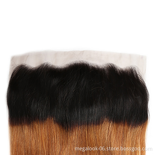 Megalook Hair Discounts Wholesale Price Dyeable And Permed Virgin Brazilian Raw Cuticle Aligned Straight Hair Frontal